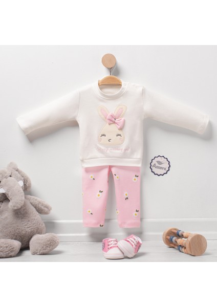 Sevimli Tavşan Kız Ikili Takım