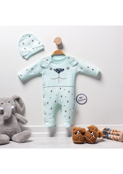 Sevimli Rakun Erkek Bebek Tulumu