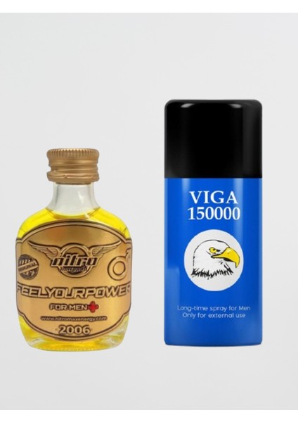 Sprey Mavi 1-Adet 48 Nitromax Shot 1 Adet + Hediyeli