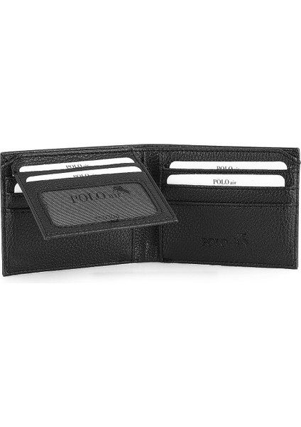 Klasik Metal Kordon Erkek Kol Saati Cüzdan Kemer Parfüm Kombin Siyah Set PL-0939E1