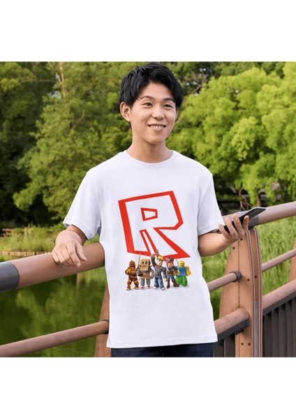 Roblox Tişört Çocuk Yetişkin T-Shirt Roblox Özel Seri fiyatları
