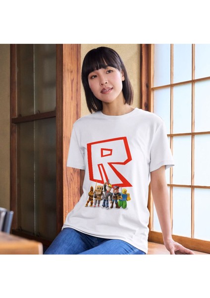 Roblox Tişört Çocuk Yetişkin T-Shirt Roblox Özel Seri modelleri
