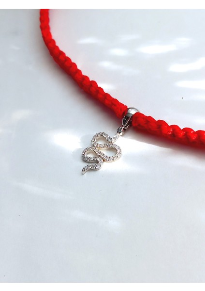 Gümüş Kırmızı Ip Yılan Tasarım Kişiselleştirilebilir Choker Kadın Kolye Sevgililer Günü Hediye modelleri