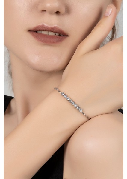 Vintage Romen Rakamlı Lüx Taşlı Kadın Kol Saati Su Yolu Bileklik Kombin Gümüş Siyah Renk PL-1515B5 indirimleri