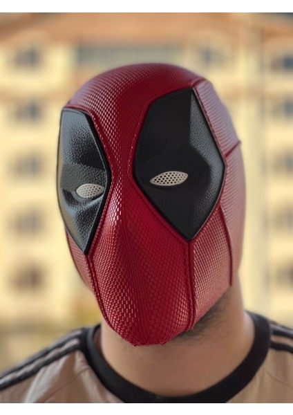 Deadpool Maske Giyilebilir Mıknatıslı Deadpool Maskesi
