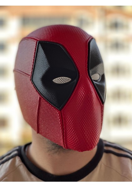 Deadpool Maske Giyilebilir Mıknatıslı Deadpool Maskesi