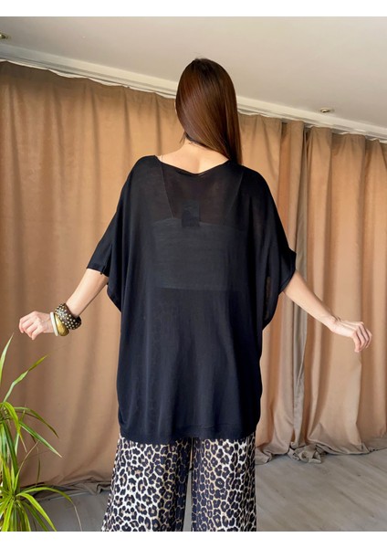 Basic Oversize Viskon Tunik