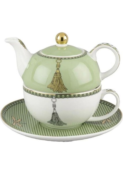 Lucy 3 Prç Demlikli Çay Fincanı 17-10X14CM P123.813699