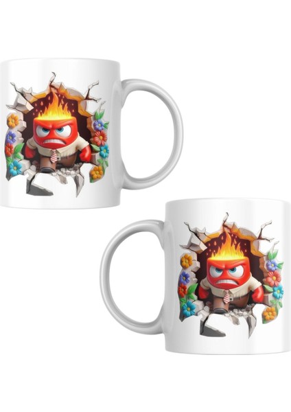 Öfke - Anger Ters Yüz Kupa Bardak Sinir Bardak fiyatları