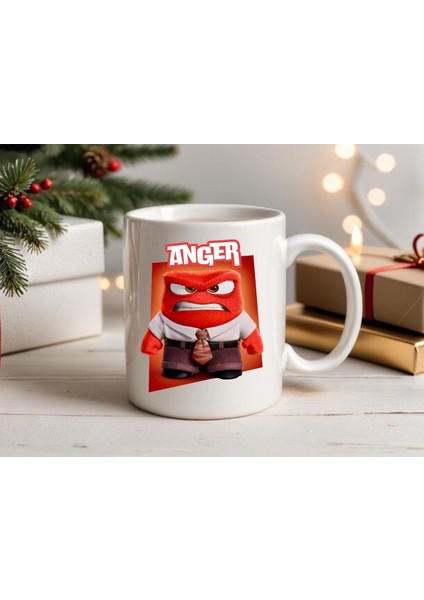 Ters Yüz Öfke Kupa Bardak Anger Ters Yüz Sinir Baskılı Kupa Bardak
