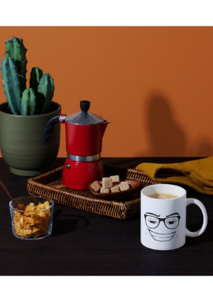 Roblox Yüz Temalı Bardak Kupa Cup Mug Gözlüklü Roblox Face