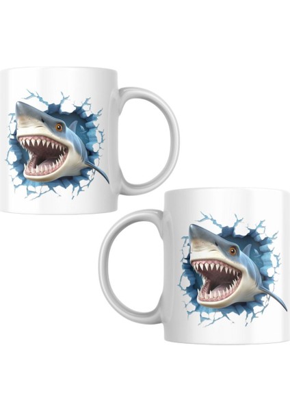Yaratıcı Kupalar Shark Kupa Köpek Balığı Kupa Bardak
