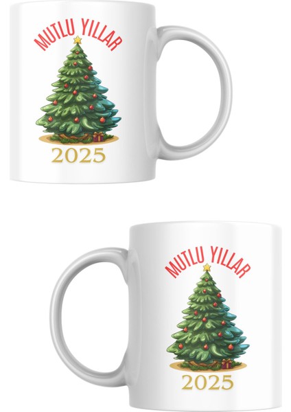 2025 Yeni Yıl Kupa Bardak
