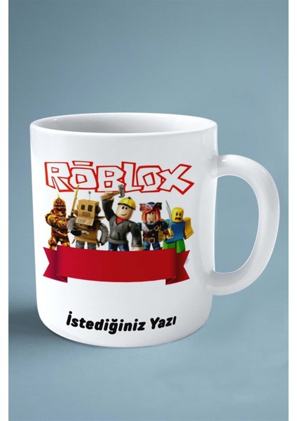 Roblox Oyun Baskılı Kupa Bardak Çift Taraflı Baskı Kişiye Özel Beyaz Model 5 fiyatları