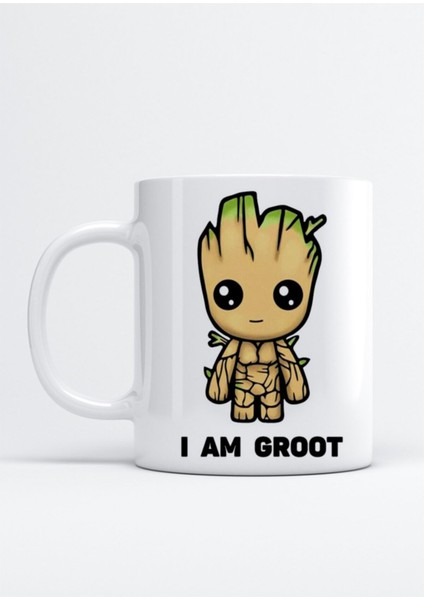 I Am Groot Marvel Baskı Porselen Kupa Bardak