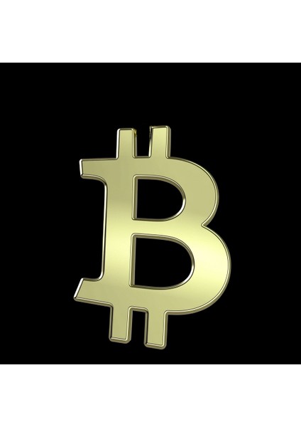 14 Ayar Altın Kolye Ucu bitcoin GM187 1 gr