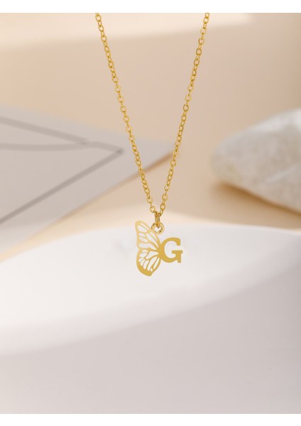 14 Ayar Altın Kolye Ucu "G"harfi GM356 1 gr