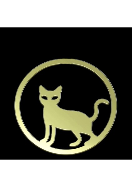 14 Ayar Altın Kolye Ucu kedi GM586 1 gr