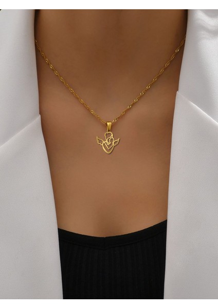 14 Ayar Altın Kolye Ucu anne GM343 1 gr
