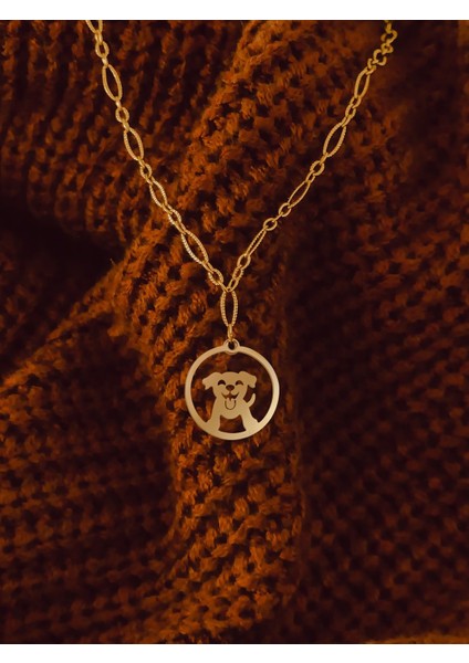 14 Ayar Altın Kolye Ucu köpek GM454 1 gr