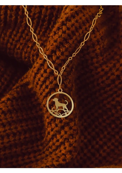 14 Ayar Altın Kolye Ucu köpek GM481 1 gr
