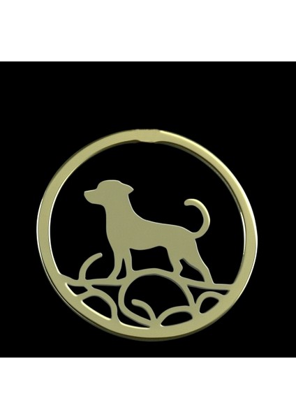14 Ayar Altın Kolye Ucu köpek GM481 1 gr