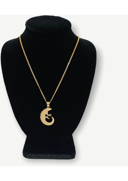 14 Ayar Altın Kolye Ucu iguana GM156 1 gr