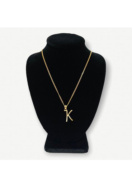 14 Ayar Altın Kolye Ucu "K"harfi GM742 1 gr