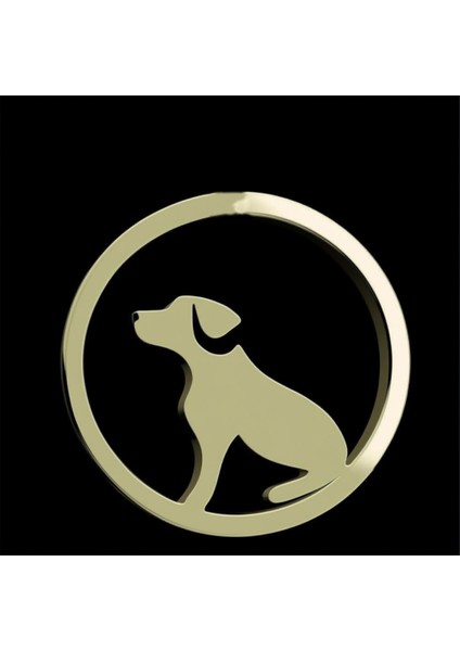 14 ayar altın kolye köpek GM462 1 gr