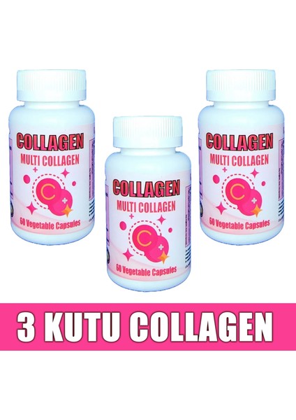 Kolajen Kapsül 180 Kapsül (3 Kutu)