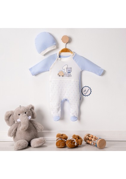 One Cat Erkek Bebek Tulumu