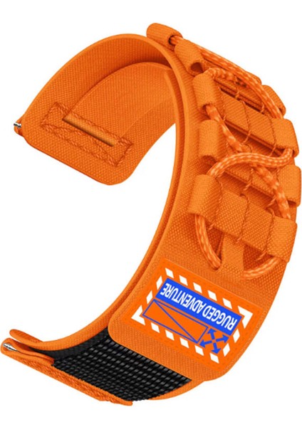 Huawei Watch Gt 3 42MM Hasır ve Örgü Tasarımlı Ipli Sportif Kumaş Kordon (20MM) KRD112