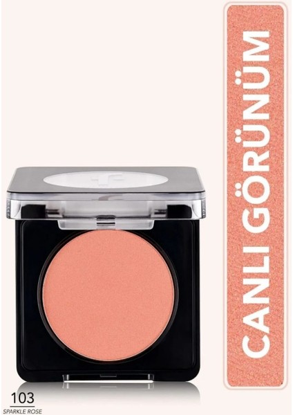 Mat Bitişli Kompakt Allık - Blush-On - 103 Sprakle Rose