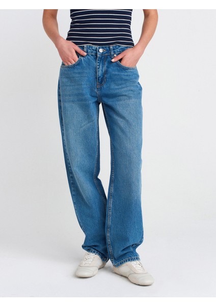 71768 Kendinden Tintli Baloon Denim Pantolon-Tint modelleri