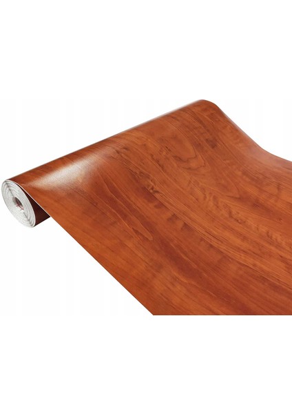 176-0411 Kızıl Ahşap Desen Yapışkanlı Folyo ( 45 cm x 1 mt )