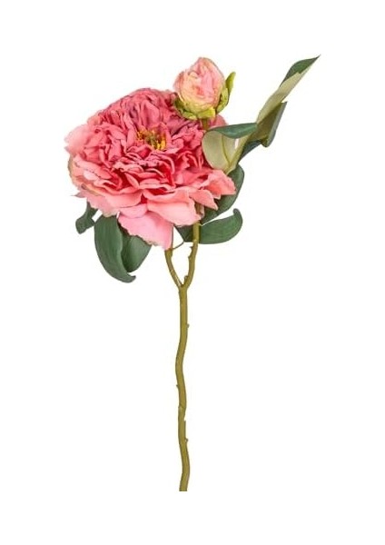 Yapay Gül Tomurcuklu Koyu Pembe 50 cm