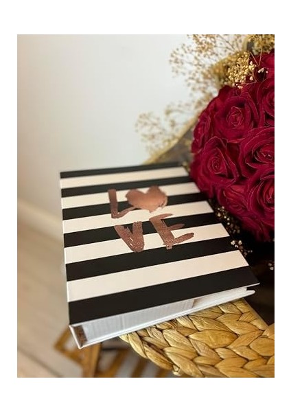 Fotoğraf Albümü 10 x 15 cm 200 Lük Renkli Love Desenli Anı Albümü fiyatları