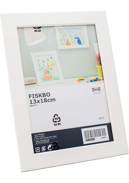 Fıskbo Çerçeve, Beyaz 13 x 18 cm