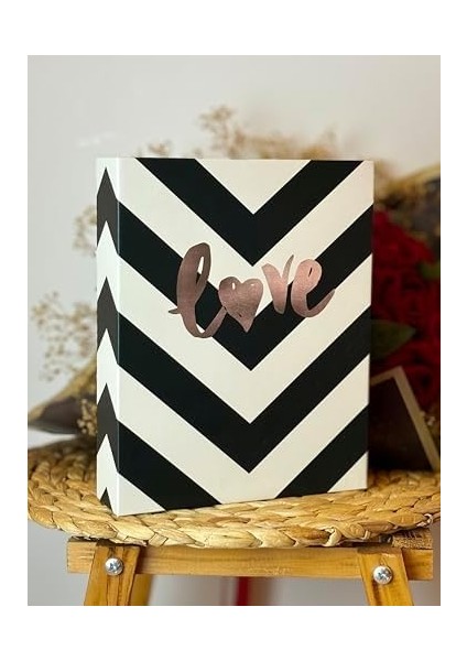 Fotoğraf Albümü 10 x 15 cm 200 Fotoğraf Kapasiteli Üçgen Love Desenli Renkli Anı Albümü modelleri