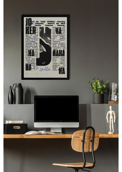 Joker Çerçeveli Tablo - Film Posteri Tablo fiyatları