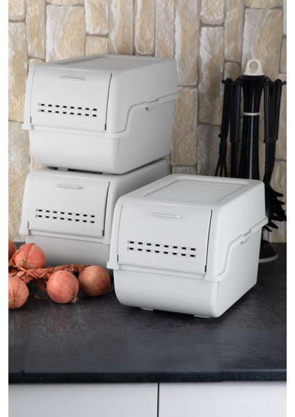 S Box Organızer 2 Li 8 Lt Beyaz