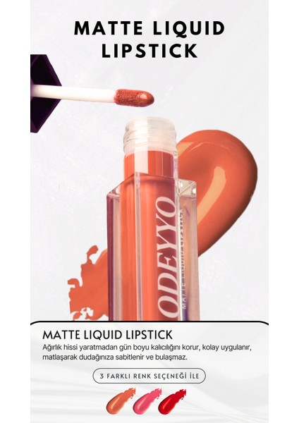 Mat Likit Ruj – Amsterdam Nude, Flawless Matlık, Kalıcı Etki, Bulaşmayan Formül, Modern Mat Bitiş, Matte Liquid Lipstick