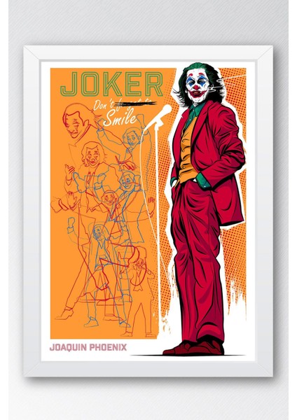 Joker Çerçeveli Tablo - Film Posteri Tablo
