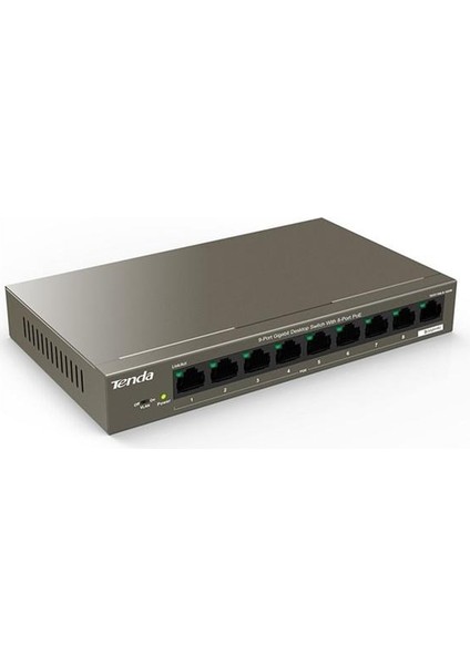 8port 102W Full Poe TEG1109P-8-102W Gıgabıt Yönetilemez Switch Masaüstü