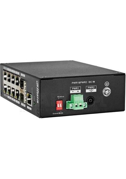 8port Full Poe PFS3211-8GT-120-V2 Gıgabıt Yönetilemez Endüstriyel Switch