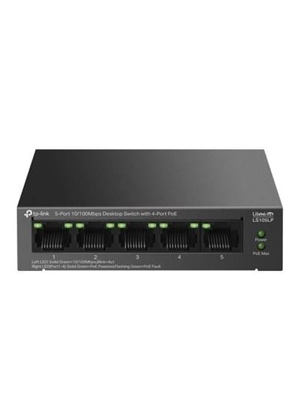 Tp-Lınk 5port LS105LP Gigabit 4port 41W Poe Switch