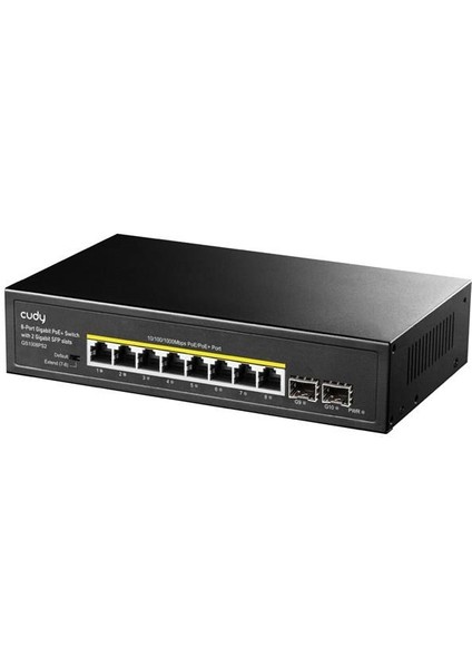 GS1008PS2 8 Port Gigabit 2-Sfp 120W Full Poe Yönetilemez Switch