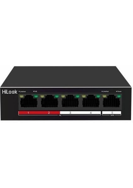 Hılook 4port+1uplınk 35W Full Poe NS-0105P-35(B) 10/100 Yönetilemez Switch