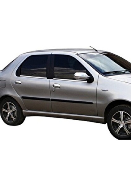 Fiat Albea Krom Cam Çıtası 4 Prç. 2002 Üzeri P.çelik