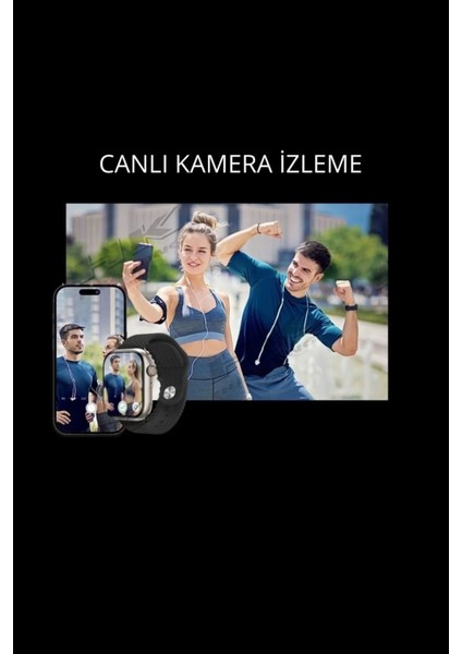 Hk9 Pro Max+ Plus Akıllı Saat - Amoled Ekran,yapay Zeka,sesli Görüşme Huawei iPhone Uyumlu Watch 8,9